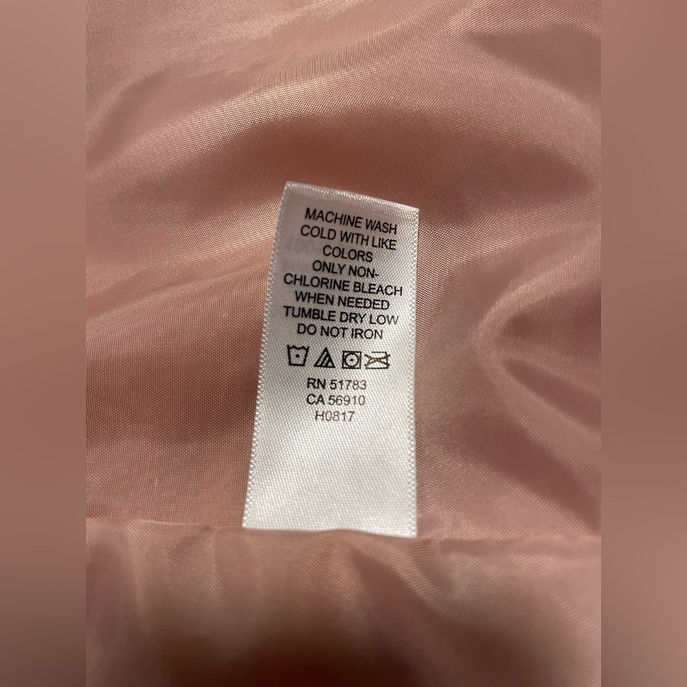 Faux Suede Moto Jacket - Pink Great condition - Picture 8 of 10